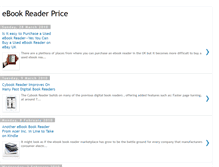 Tablet Screenshot of ebook-reader-price.blogspot.com