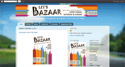 Desktop Screenshot of letsbazaar.blogspot.com