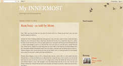 Desktop Screenshot of innermost-being.blogspot.com