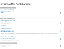 Tablet Screenshot of missnorthcarolinainternational09.blogspot.com