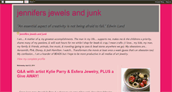 Desktop Screenshot of jennifersjewelsandjunk.blogspot.com