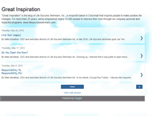 Tablet Screenshot of lifesuccessseminarsinc.blogspot.com
