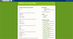Desktop Screenshot of embracinggeekdom.blogspot.com