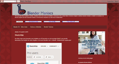 Desktop Screenshot of blendermaniacs.blogspot.com