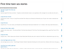 Tablet Screenshot of firsttimeteensexstories.blogspot.com