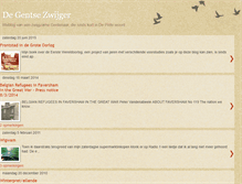 Tablet Screenshot of degentsezwijger.blogspot.com