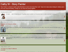 Tablet Screenshot of cathywitbeck-storypainter.blogspot.com