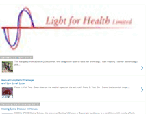 Tablet Screenshot of lightforhealth.blogspot.com