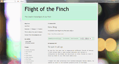 Desktop Screenshot of flightofthefinch.blogspot.com