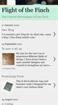 Mobile Screenshot of flightofthefinch.blogspot.com