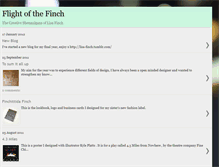 Tablet Screenshot of flightofthefinch.blogspot.com