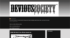 Desktop Screenshot of devioussociety.blogspot.com