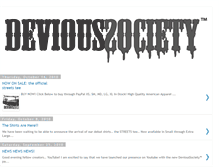 Tablet Screenshot of devioussociety.blogspot.com
