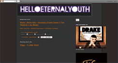 Desktop Screenshot of helloeternalyouth.blogspot.com