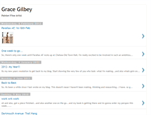 Tablet Screenshot of gracegilbeyart.blogspot.com