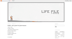 Desktop Screenshot of lifefilevideos.blogspot.com