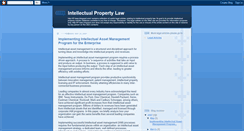 Desktop Screenshot of ip-laws.blogspot.com