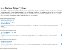 Tablet Screenshot of ip-laws.blogspot.com