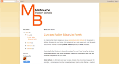 Desktop Screenshot of melbournerollerblinds.blogspot.com