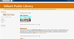 Desktop Screenshot of gilbertpubliclibrary.blogspot.com