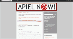 Desktop Screenshot of apielnow.blogspot.com