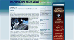 Desktop Screenshot of inspirationalmediaviews.blogspot.com