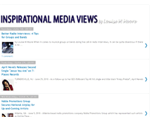 Tablet Screenshot of inspirationalmediaviews.blogspot.com