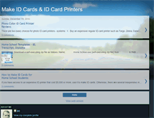 Tablet Screenshot of id-cardprinters.blogspot.com