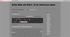 Desktop Screenshot of bikesbeerbirds.blogspot.com