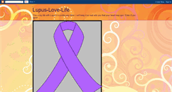 Desktop Screenshot of lupus-love-life.blogspot.com