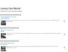 Tablet Screenshot of luxurycarsrental.blogspot.com