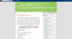 Desktop Screenshot of compassionatecooking.blogspot.com