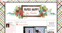 Desktop Screenshot of happypapercrafthappenings.blogspot.com