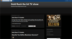 Desktop Screenshot of goldrush101.blogspot.com