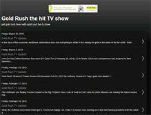 Tablet Screenshot of goldrush101.blogspot.com