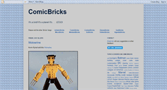 Desktop Screenshot of comicbricks.blogspot.com