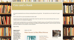 Desktop Screenshot of catsandabook.blogspot.com