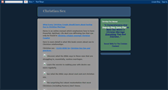 Desktop Screenshot of christian-sex-celebration.blogspot.com