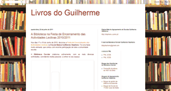 Desktop Screenshot of livrosdoguilherme.blogspot.com