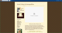 Desktop Screenshot of israel-islam-and-armageddon.blogspot.com