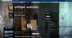 Desktop Screenshot of antiquewatchesedition.blogspot.com