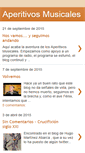Mobile Screenshot of aperitivosmusicales.blogspot.com