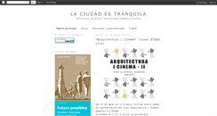 Desktop Screenshot of ciudadtranquila.blogspot.com