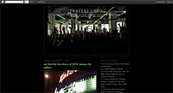 Desktop Screenshot of concertchris.blogspot.com
