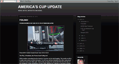 Desktop Screenshot of americascupupdate.blogspot.com