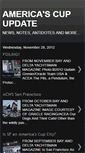Mobile Screenshot of americascupupdate.blogspot.com