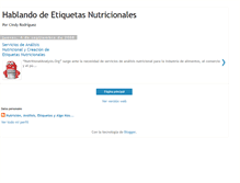 Tablet Screenshot of nutritionalanalysispr.blogspot.com