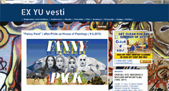 Desktop Screenshot of exyuvesti.blogspot.com