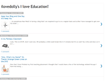 Tablet Screenshot of ilovedollyeducation.blogspot.com