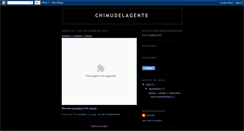 Desktop Screenshot of chimudelagente.blogspot.com